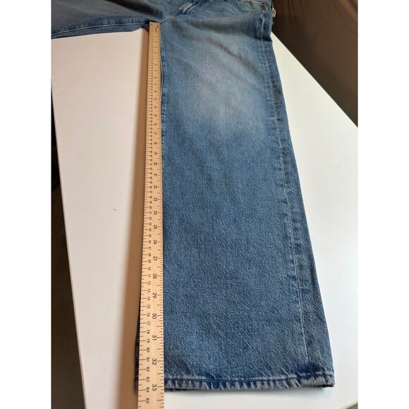 Mother Superior The Dogger Skimp Cuff Jeans Size 30 Wide Leg Leap of Face $268 - Picture 13 of 13